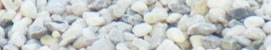 glacier white pea gravel